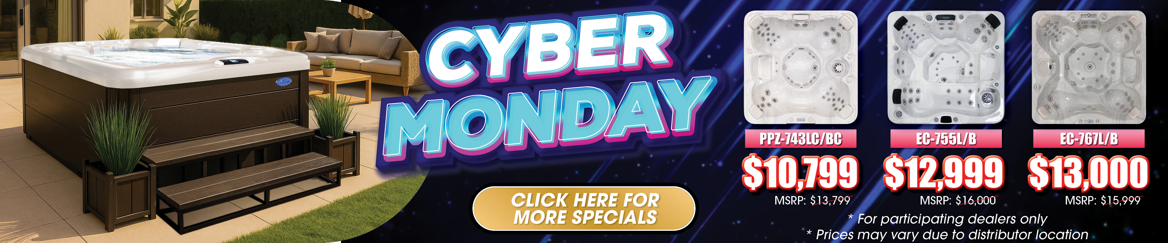 Calspas hot tub being used in a family setting - Norwell