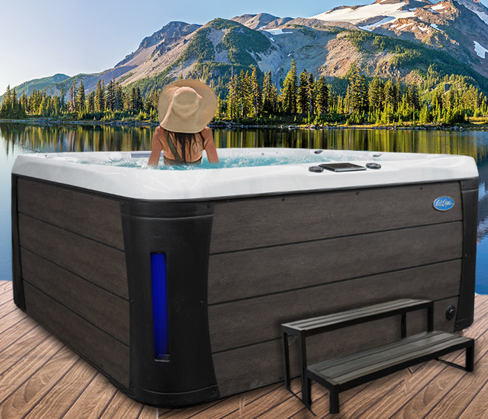 Calspas hot tub being used in a family setting - hot tubs spas for sale Norwell